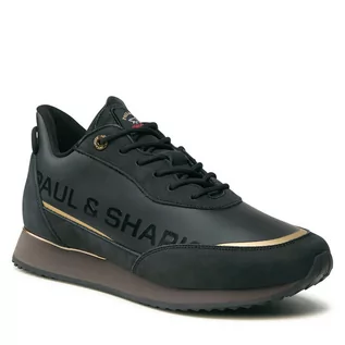 Półbuty męskie - Sneakersy Paul&Shark 13318002 Black 11 - grafika 1