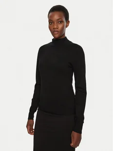 Morgan Sweter 242-MPRETTY Czarny Slim Fit - Swetry damskie - miniaturka - grafika 1