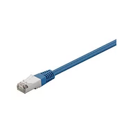 Kable miedziane - Goobay kabel krosowy CAT 5e, F/UTP, niebieski bez rastna sensch 73074 - miniaturka - grafika 1