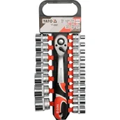 Zestawy narzędziowe - Yato zestaw kluczy 1/2 19 elem. 38681 (YT-38681) - miniaturka - grafika 1