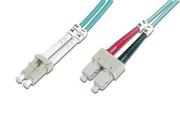 Kable miedziane - DIGITUS Professional Digitus DK-2532  03/3 adapter Multimode Duplex OM3 Patch Cable (LC/SC, 3 m) 4016032249597 - miniaturka - grafika 1