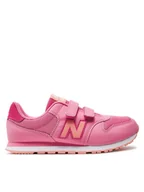 Buty dla dziewczynek - New Balance Sneakersy GV500FPP Różowy - miniaturka - grafika 1