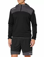 Bluzy męskie - Hoody Kempa Emotion 2.0 Quarter Zip żółty limonkowy, 164 - miniaturka - grafika 1