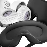 Akcesoria do bielizny - Opaska na oczy 3D zaciemniająca + Zatyczki do uszu silikonowe wielorazowe - miniaturka - grafika 1