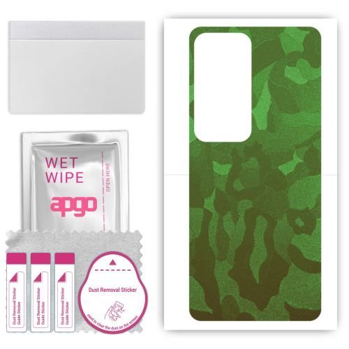 folia naklejka skórka strukturalna na TYŁ do Vivo S18 - Moro Camo Zielony - apgo SKINS