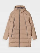Płaszcze męskie - 4F PŁASZCZ PUCHOWY MĘSKI M489 BEŻOWY ROZMIAR XXL - miniaturka - grafika 1