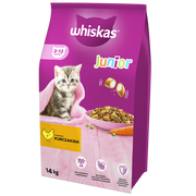 Sucha karma dla kotów - Whiskas Junior 14 kg - miniaturka - grafika 1