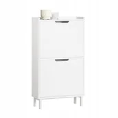 Szafki na buty - Stojak Szafka Komoda na Buty obuwie regał półka Stół przedpokój FSR151-W - miniaturka - grafika 1