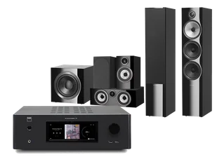 Kino domowe NAD T 778 (czarny) + 703 S3 + 707 S3 + HTM72 S3 + DB4S (czarny) - Kino domowe - miniaturka - grafika 1