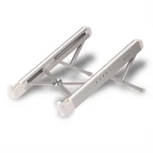 Części i akcesoria do laptopów - Lindy 20916 stojak na laptop Podstawka na notebooka Srebrny, Biały 39,6 cm (15.6") - miniaturka - grafika 1