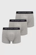 Majtki męskie - Polo Ralph Lauren bokserki 3-pack męskie kolor szary - miniaturka - grafika 1