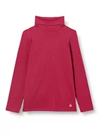 Koszulki dla dziewczynek - United Colors of Benetton Koszulka dziewczęca M/L 3p4zc201e tunika do nuringu, bordowa, 2r1, 140 cm - miniaturka - grafika 1
