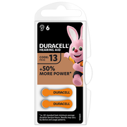 Baterie i akcesoria - Duracell - Baterie do aparatów słuchowych DURACELL 13 - miniaturka - grafika 1
