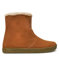 Buty dla dziewczynek - Kozaki Birkenstock Lille Kids Leve S 1020206 Brązowy - miniaturka - grafika 1