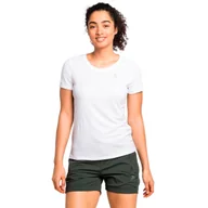 Koszulki sportowe damskie - Damska koszulka termoaktywna Odlo F-Dry T-Shirt white - S - miniaturka - grafika 1