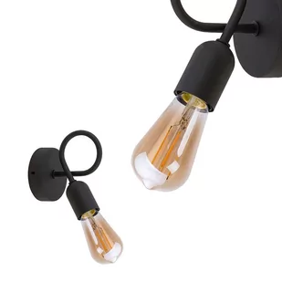 2582 Wave Black Kinkiet 1 Pł  TK Lighting - Lampy ścienne - miniaturka - grafika 1