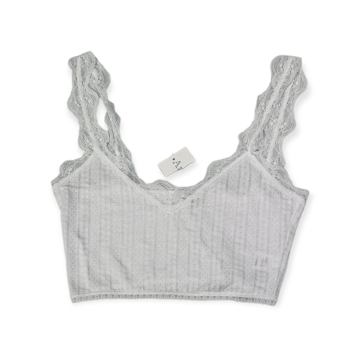 Biały koronkowy top damski ANDINE M