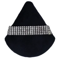 Gąbeczki do makijażu - KillyS Puszek do pudru czarny z kryształkami - miniaturka - grafika 1