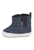 Buty dla dziewczynek - Sterntaler Niemowlęta chłopcy niebieskie nakrapiany buty dziecięce, granatowe, 20 EU - miniaturka - grafika 1