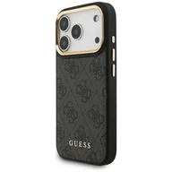 Portfele - Etui Guess 4G z portfelem Magsafe do iPhone 17 Pro czarny - miniaturka - grafika 1