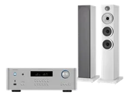 Zestawy stereo - Rotel RA-1572 MkII (srebrny) + 704 S3 (biały) - miniaturka - grafika 1