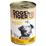 Mokra karma dla psów - Dogs'n Tiger Adult, 6 x 400 g - Kurczak i marchew - miniaturka - grafika 1