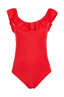 Stroje kąpielowe - DeFacto Damski strój kąpielowy, regularny krój, tankini, bikini, damski kostium kąpielowy, kostium kąpielowy dla kobiet, czerwony, S - grafika 1