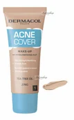 Podkłady do twarzy - Dermacol - ACNE COVER MAKE UP - Matujący podkład do twarzy - Przeciwtrądzikowy - 30 ml - 1 - miniaturka - grafika 1