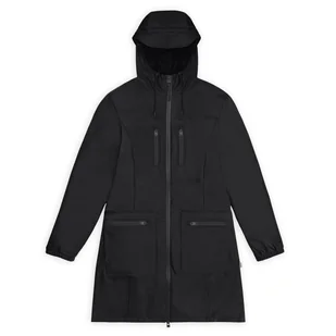 Rains damski płaszcz przeciwdeszczowy CARGO CURVE JACKET W3 12050 01 BLACK-XL - Płaszcze damskie Rains damski płaszcz przeciwdeszczowy CARGO CURVE JACKET W3 12050 01 BLACK-XL - Płaszcze damskie - miniaturka - grafika 1