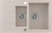 Zlewozmywaki - Zlew KERNAU KGS A 6079 1,5B1D sand - miniaturka - grafika 1