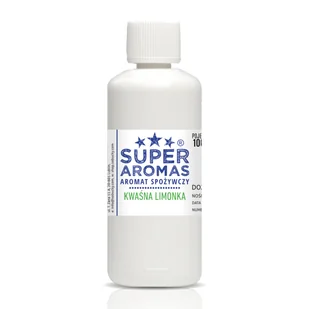 SUPER AROMAS Aromat Spożywczy Kwaśna Limonka 100 ml - Dodatki do ciast w proszku - miniaturka - grafika 1