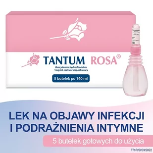 Tantum Rosa 1mg/ml x5 butelek 140ml - Układ moczowy i płciowy - miniaturka - grafika 2
