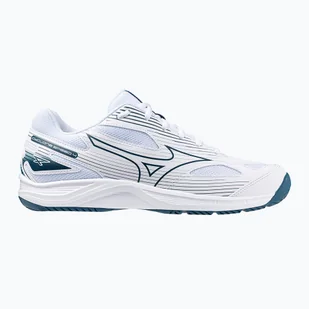 Buty do siatkówki Mizuno Cyclone Speed 4 white/sailor blue/silver - Buty sportowe męskie - miniaturka - grafika 1