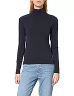 Swetry damskie - GANT Damski sweter Slim Ls Turtleneck, niebieski (Evening Blue), XXL - miniaturka - grafika 1
