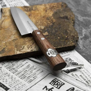 Kanetsune Shirogami #2/SS Nóż Mini Santoku 14 cm - Noże kuchenne - miniaturka - grafika 5