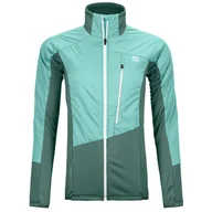 Kurtki i kamizelki sportowe damskie - Kurtka damska Ortovox Westalpen Swisswool Hybr Jkt W Rozmiar: M / Kolor: niebieski/szary - miniaturka - grafika 1