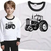 Piżamy dla dziewczynek - Piżama dziecięca Traktor Klasyk Ciągnik 98/104 - VoloDonum - miniaturka - grafika 1