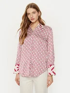 Koszule damskie - Guess Koszula W4YH47 WF1T2 Różowy Regular Fit - miniaturka - grafika 1