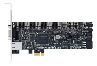 ASUS IPMI EXPANSION CARD-SI adapter Wewnętrzny RJ-45, VGA - Adaptery i przejściówki - miniaturka - grafika 1