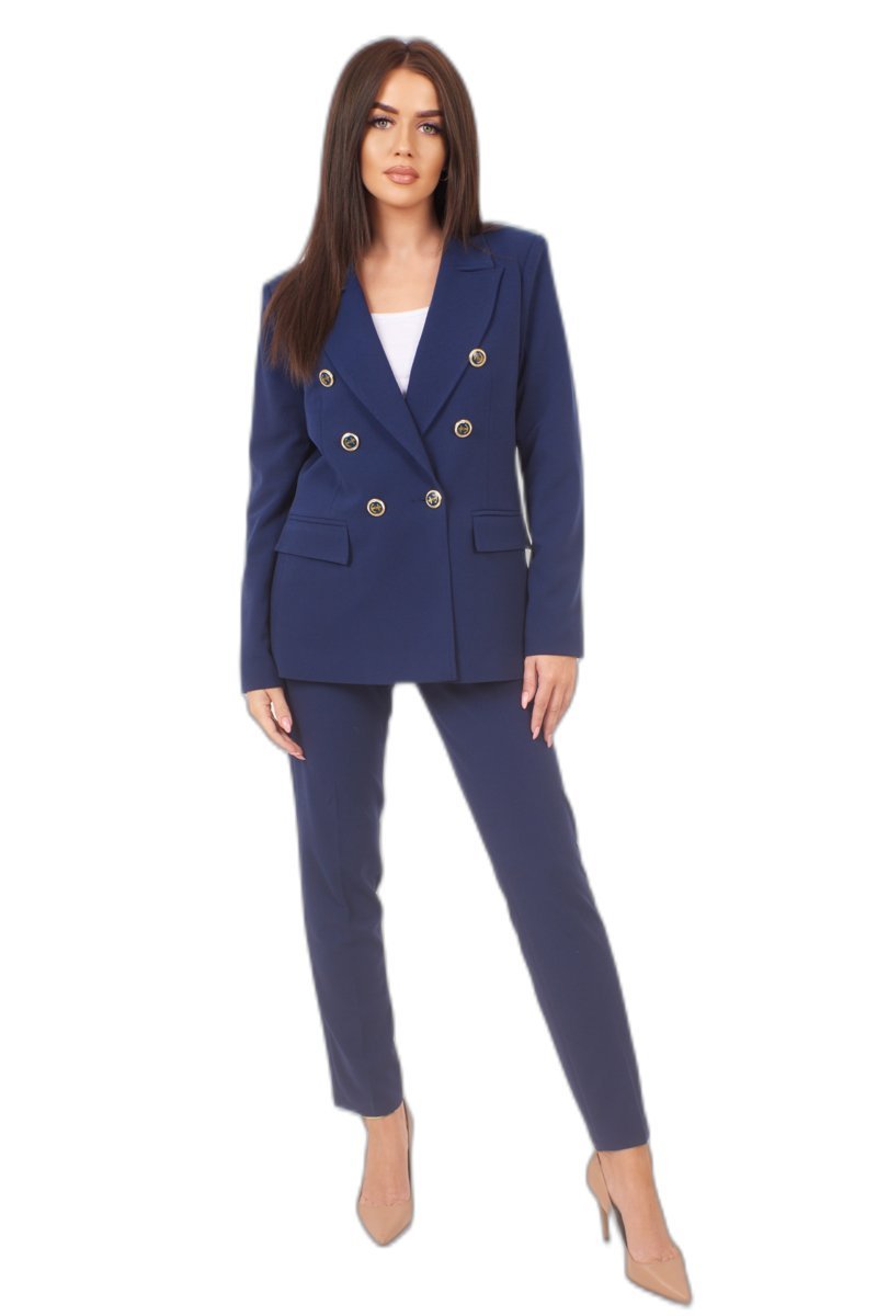 DWURZĘDOWY GARNITUR Z KLASYCZNYMI KLAPAMI 44 GRANAT