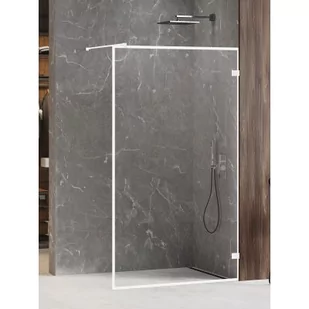 New Trendy EXK-2992 KABINA AVEXA WHITE WALK-IN U 70x200 CZYSTE 6mm ACTIVE SHIELD - Kabiny prysznicowe - miniaturka - grafika 2
