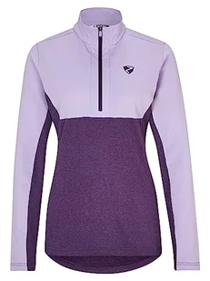 Ziener Damska bluza narciarska JAPRA, bluza narciarska, koszulka funkcyjna | ciepła, elastyczna, bez PFC, Sweet Lilac. Dark Violet, 36 - Koszulki i topy damskie - miniaturka - grafika 1