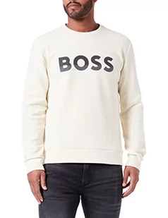 BOSS Męska bluza Slub 1 Jersey, biały (Open White), M (DE) - Bluzy męskie - miniaturka - grafika 1