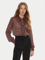 Koszule damskie - Guess Koszula Oriane W4BH63 WGLE2 Bordowy Regular Fit - miniaturka - grafika 1