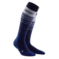 Skarpety termoaktywne - Skarpety narciarskie damskie CEP Ski Thermo Merino kompresyjne wysokie - miniaturka - grafika 1