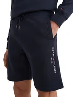 Spodenki męskie - Tommy Hilfiger Krótkie Spodenki Tommy Logo Sweatshor Navy Mw0Mw22198 Dw5 M - miniaturka - grafika 1