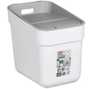 Biały kosz na śmieci Curver Ready To Collect, 20 l - Kosze na śmieci - miniaturka - grafika 1