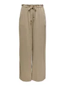 Spodnie damskie - ONLY Spodnie w kolorze beżowym - miniaturka - grafika 1