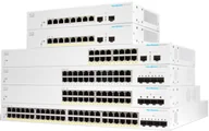 Switche - Cisco CBS220-48FP-4X-EU łącza sieciowe Zarządzany L2 Gigabit Ethernet (10/100/1000) Obsługa PoE Biały CBS220-48FP-4X-EU - miniaturka - grafika 1