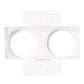 Lampy ogrodowe - Wpustowa lampa sufitowa Spilio H190.06 Maxlight prostokątna biała - miniaturka - grafika 1